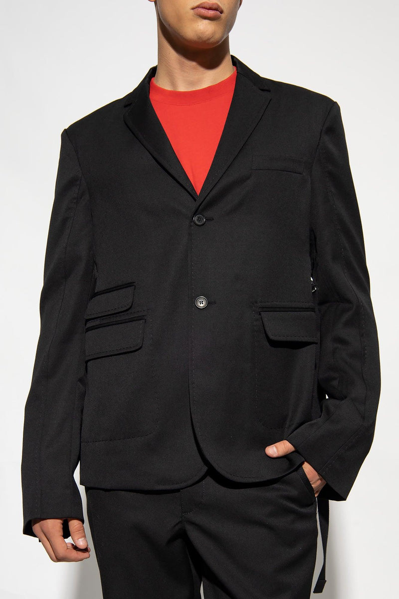 Jacquemus Black ‘Piccinni’ Single-Breasted Blazer - Men - Piano Luigi