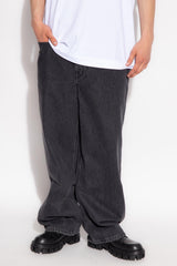 Givenchy Grey Jeans With Monogram - Men - Piano Luigi