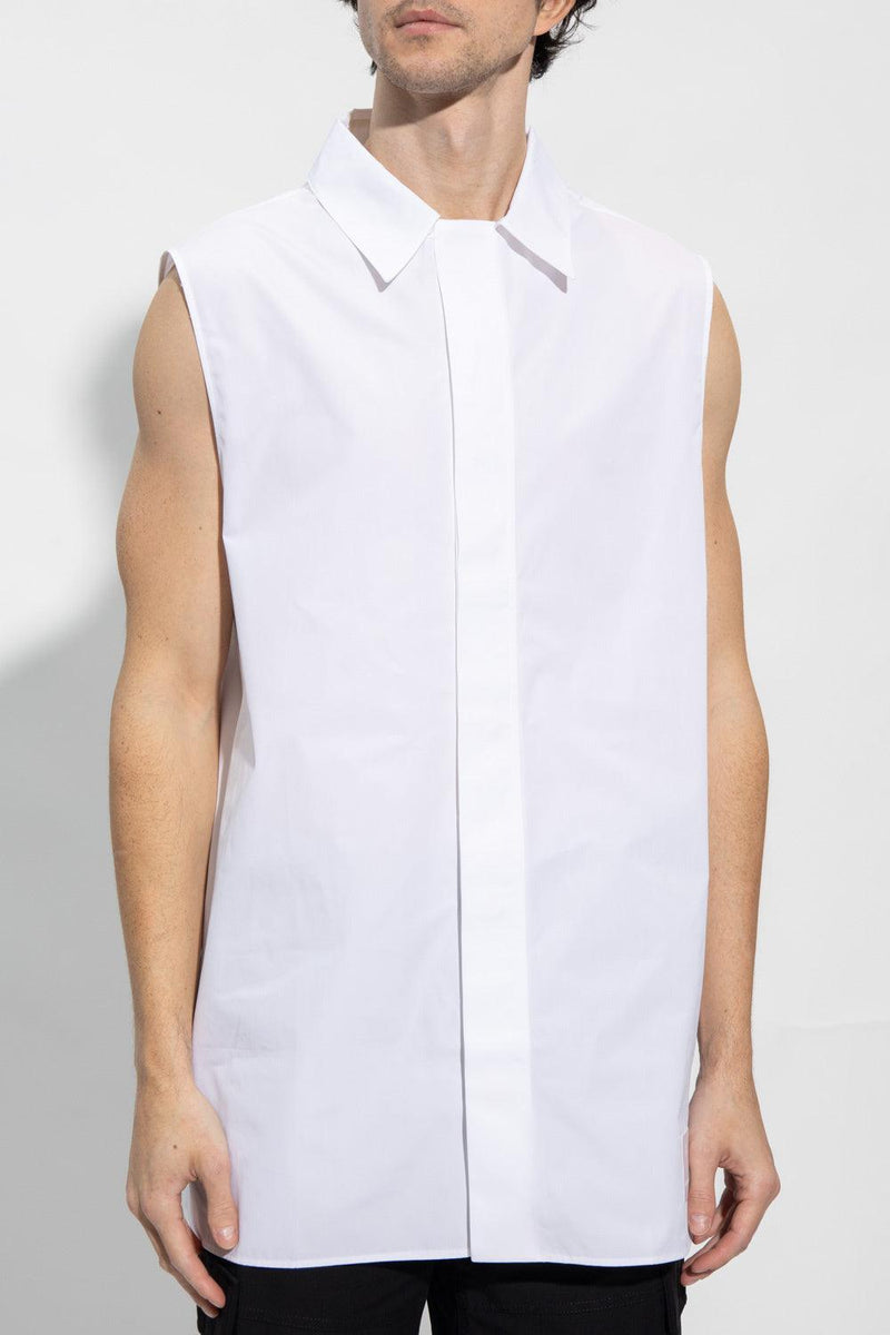 Givenchy White Sleeveless Shirt - Men - Piano Luigi