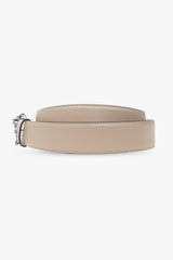 Versace Beige Leather Belt - Men - Piano Luigi