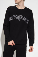 Givenchy Black Sweatshirt With Logo - Men - Piano Luigi