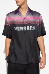 Versace Black Silk Shirt - Men - Piano Luigi