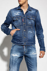 Dsquared2 Navy Blue Denim Jacket - Men - Piano Luigi