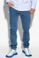 Versace Blue Jeans With Logo - Men - Piano Luigi