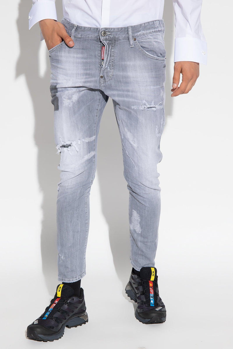 Dsquared2 Grey ‘Sexy Twist’ Jeans - Men - Piano Luigi