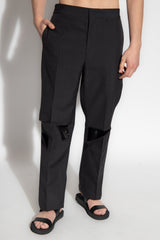 Givenchy Black Wool Trousers - Men - Piano Luigi