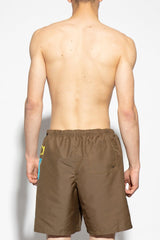 Versace Green Swimming Shorts - Men - Piano Luigi