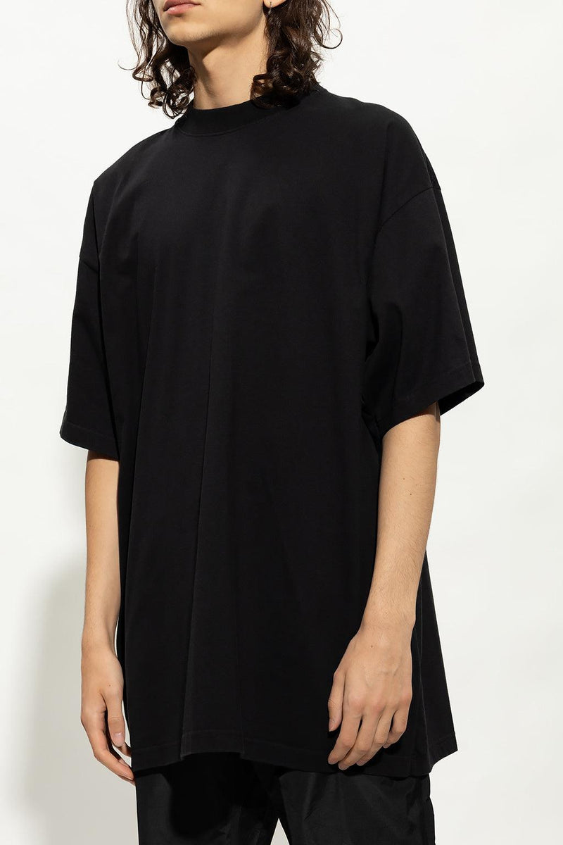 Balenciaga Black T-Shirt With Inside-Out Effect - Men