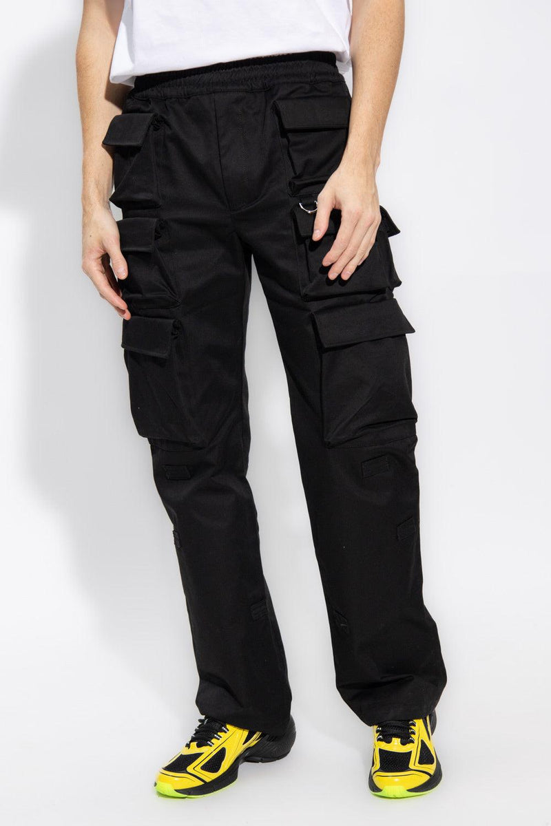 Givenchy Black Cargo Trousers - Men - Piano Luigi