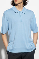 Burberry Blue ‘Rowanson’ Polo Shirt - Men - Piano Luigi