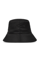 Burberry Black Bucket Hat With Logo - Men - Piano Luigi