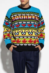 Dsquared2 Multicolour Wool Sweater - Men - Piano Luigi