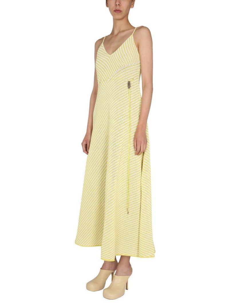 Bottega Veneta Sleeveless Knitted Maxi Dress - Women - Piano Luigi