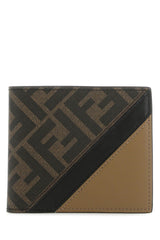 Fendi Monogram Bifold Wallet - Men - Piano Luigi