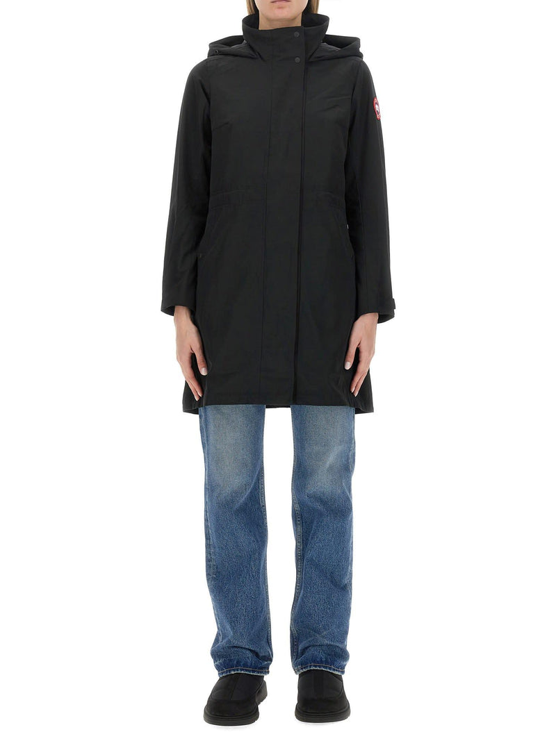 Canada Goose Logo Sleeve Parka - Women - Piano Luigi