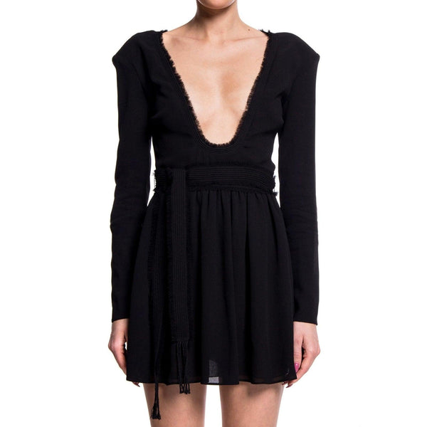 Saint Laurent Long Sleeves Dress - Women - Piano Luigi