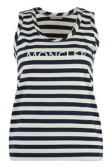 Moncler Logo Cotton Tank Top - Women - Piano Luigi