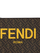 Fendi Flat Pouch With Logo - Men - Piano Luigi