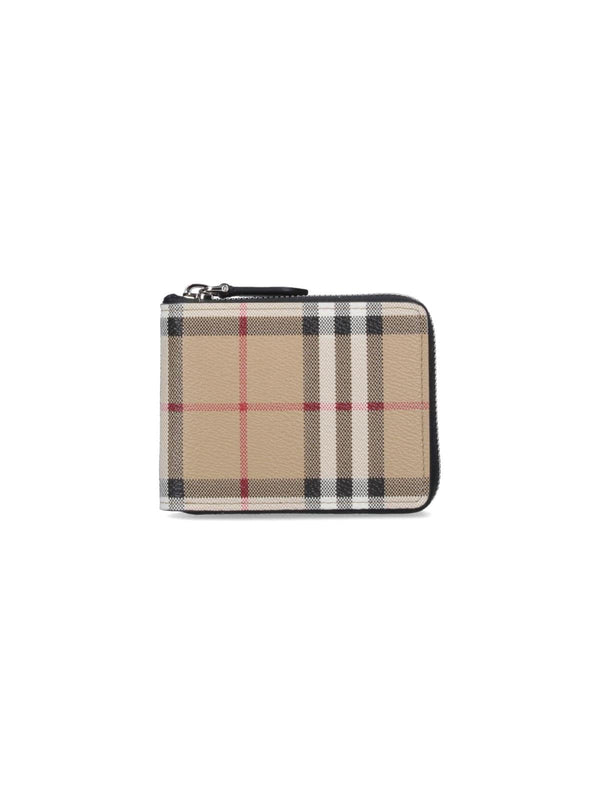 Burberry Wallet With Iconic Check - Men - Piano Luigi