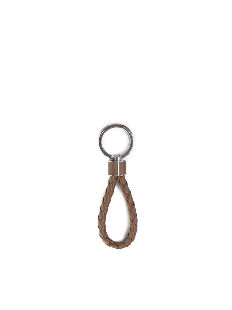 Bottega Veneta Nappa Key Ring With Intreccio Motif - Men - Piano Luigi