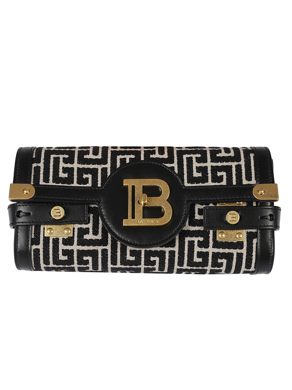 Balmain B-buzz 23 Monogram Shoulder Bag - Women - Piano Luigi