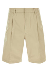 Prada Pleated Knee-length Shorts - Men - Piano Luigi