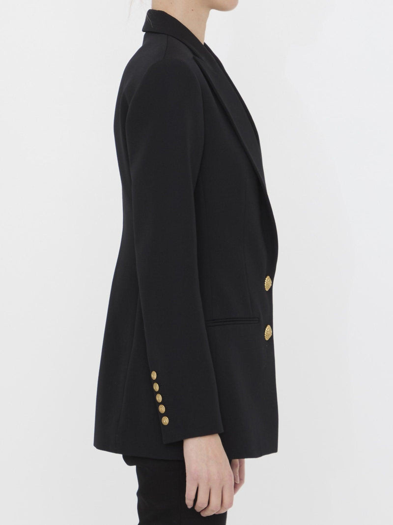 Balmain Virgin Wool Jacket - Women - Piano Luigi