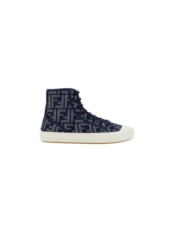 Fendi Domino High Top Sneakers - Men - Piano Luigi