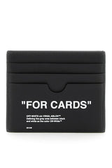 Off-White Leather Cardholder - Men - Piano Luigi