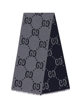 Gucci Gg Jacquard Scarf - Men - Piano Luigi