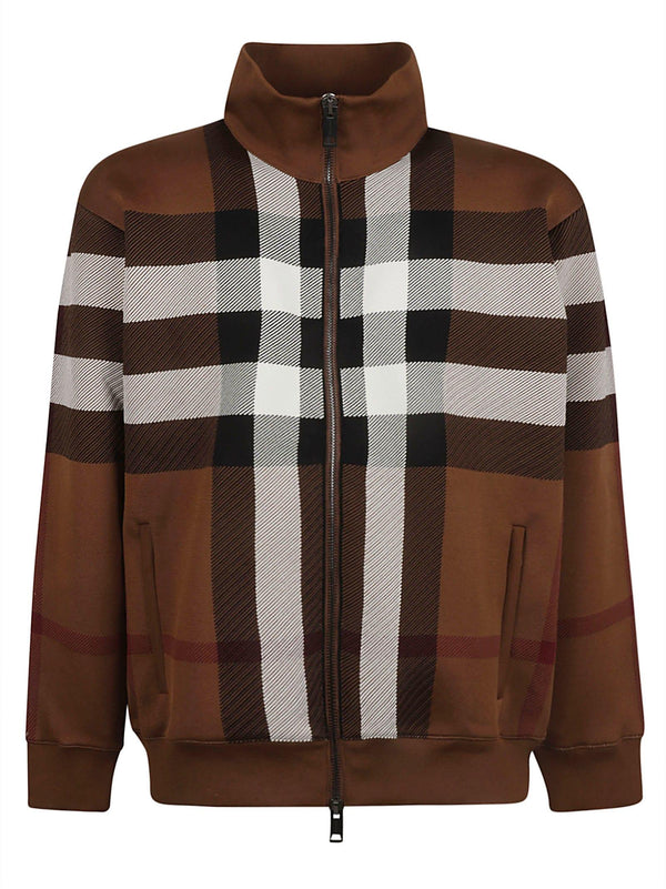 Burberry Check Zip Bomber - Men - Piano Luigi