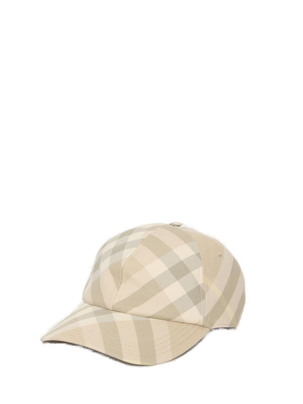 Burberry Checked Baseball Hat - Men - Piano Luigi