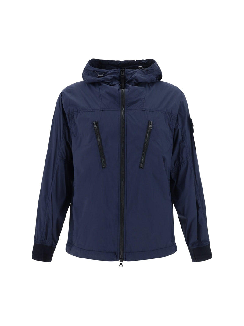 Stone Island Hooded Jacket - Men - Piano Luigi