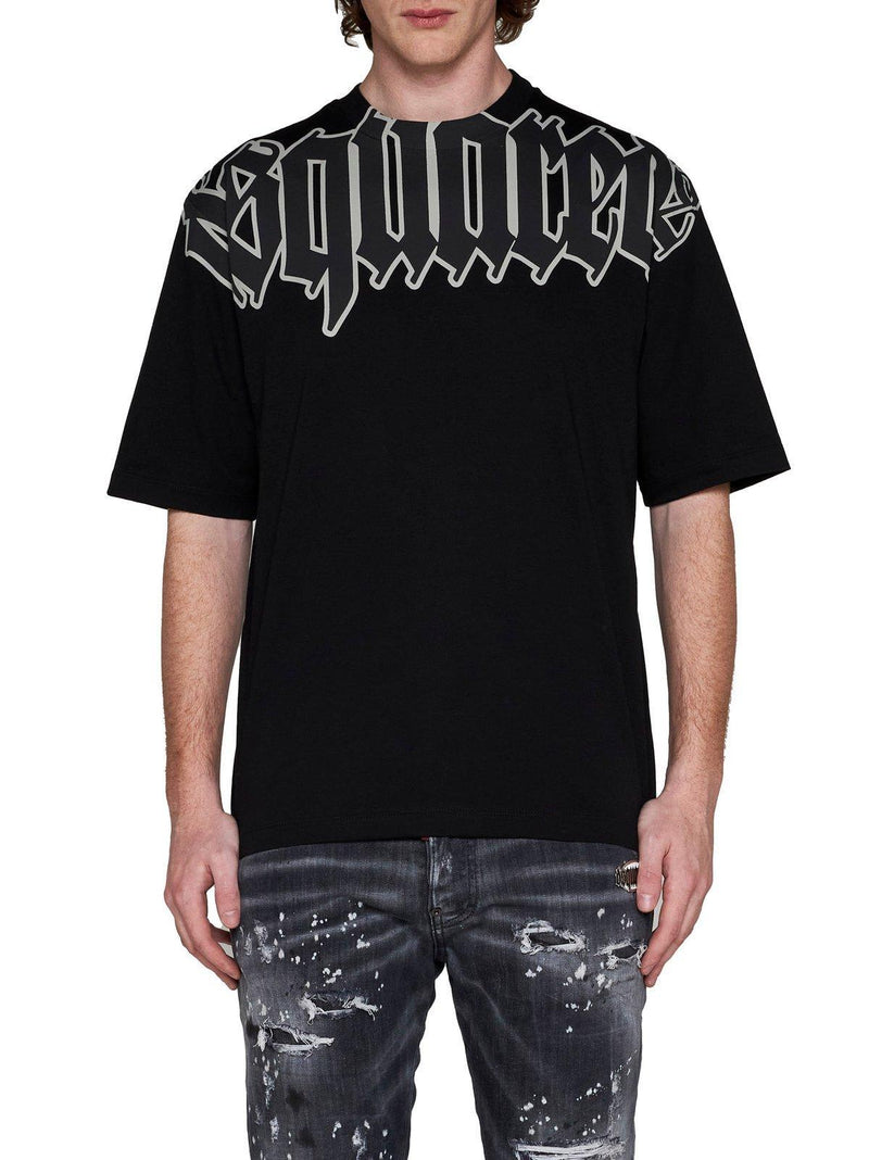 Dsquared2 Logo Printed Crewneck T-shirt - Men - Piano Luigi