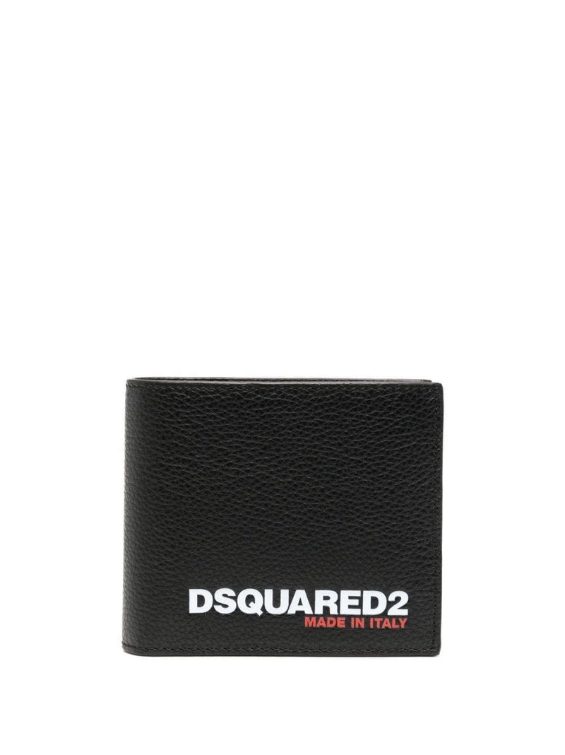 Dsquared2 Bob Logo Printed Bifold Wallet - Men - Piano Luigi