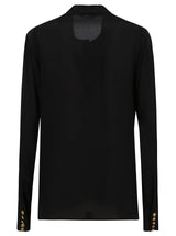 Balmain Puff Sleeved Bow Detailed Blouse - Women - Piano Luigi