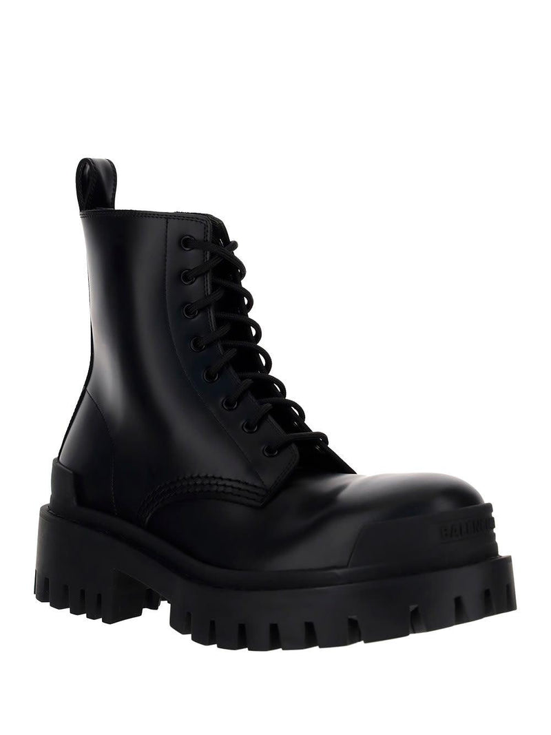 Balenciaga Strike 20mm Lace-up Boot - Women - Piano Luigi