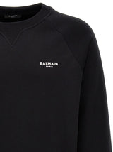 Balmain Sweatshirt In Black Cotton - Men - Piano Luigi