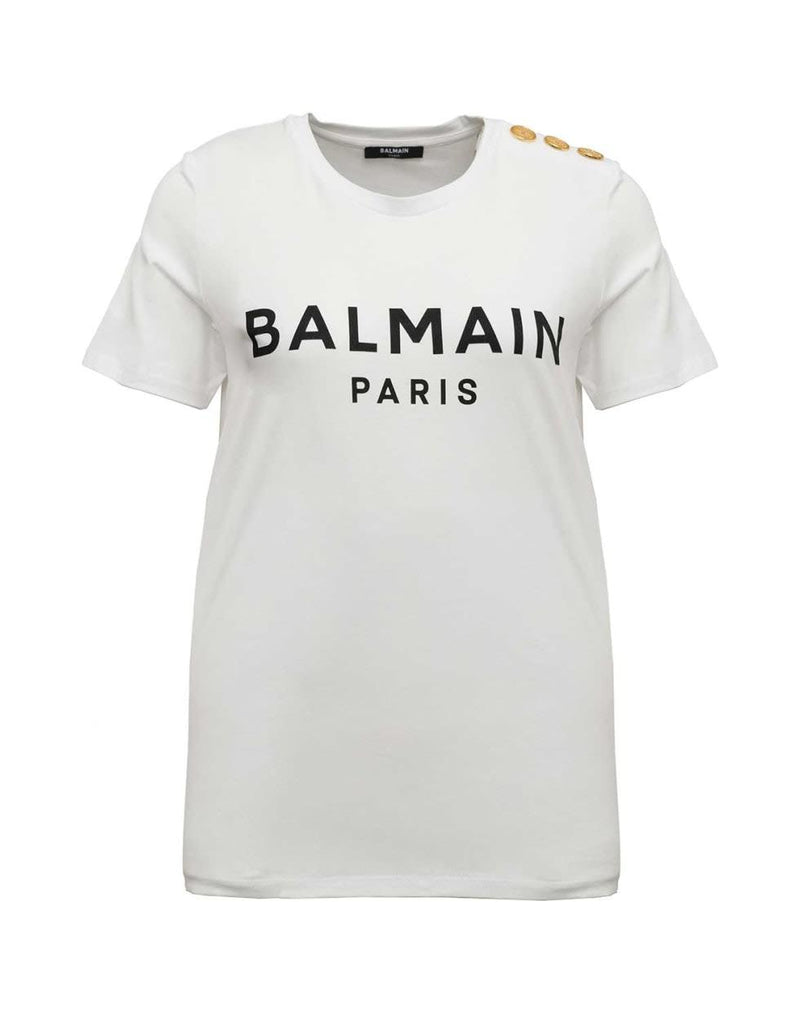 Balmain 3 Btn Printed T-shirt - Women - Piano Luigi