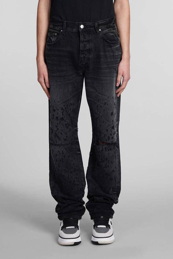 AMIRI Jeans In Black Cotton - Men - Piano Luigi