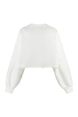 AMIRI Logo Detail Cotton Sweatshirt - Women - Piano Luigi