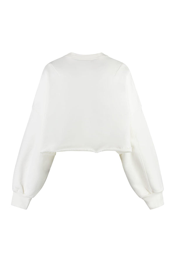 AMIRI Logo Detail Cotton Sweatshirt - Women - Piano Luigi