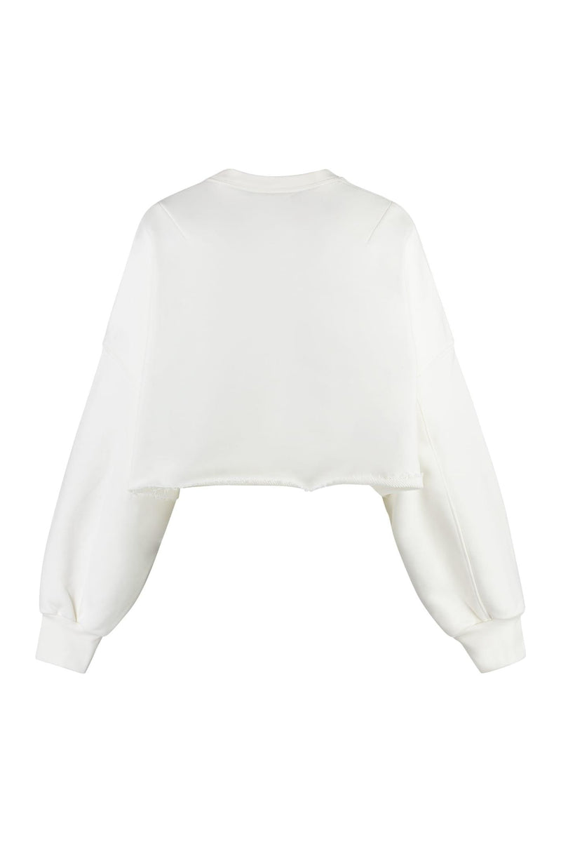 AMIRI Logo Detail Cotton Sweatshirt - Women - Piano Luigi