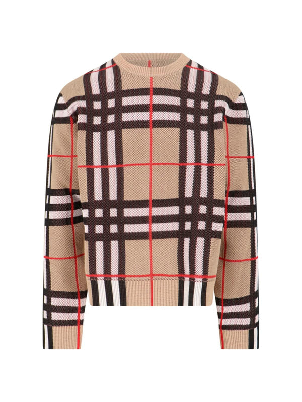 Burberry Tartan Pattern Sweater - Men - Piano Luigi