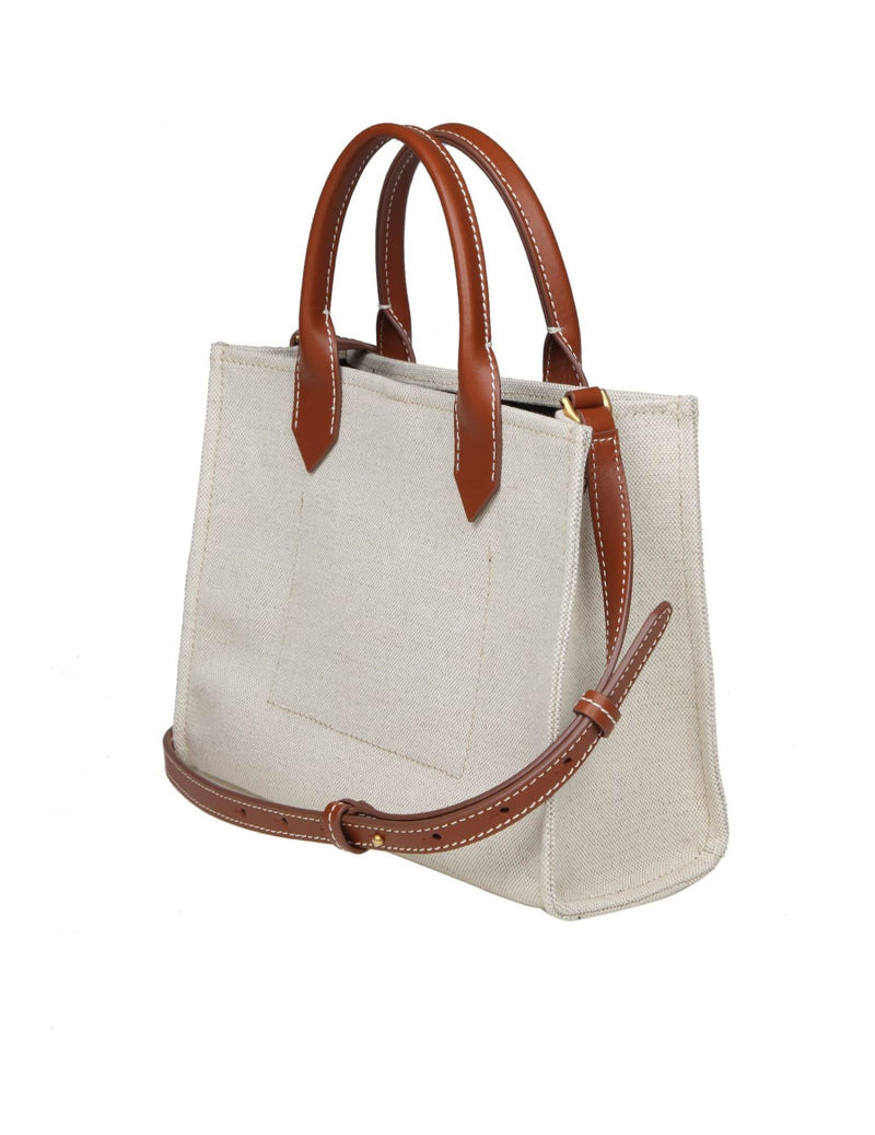 Balmain B-army Shopper In Canvas With Logo - Women - Piano Luigi