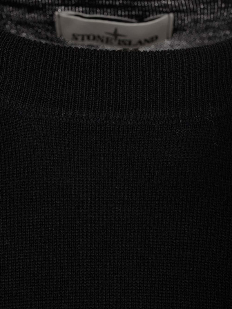 Stone Island Round Neck Sweater In Wool - Men - Piano Luigi