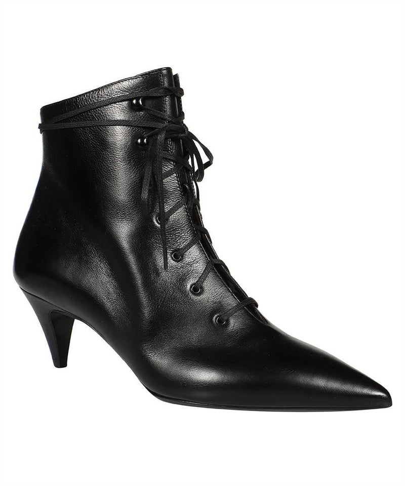 Saint Laurent Leather Ankle Boots - Women - Piano Luigi