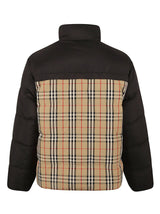 Burberry Check Padded Jacket - Men - Piano Luigi