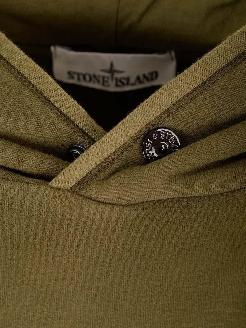 Stone Island Green Cotton Sweatshirt - Men - Piano Luigi