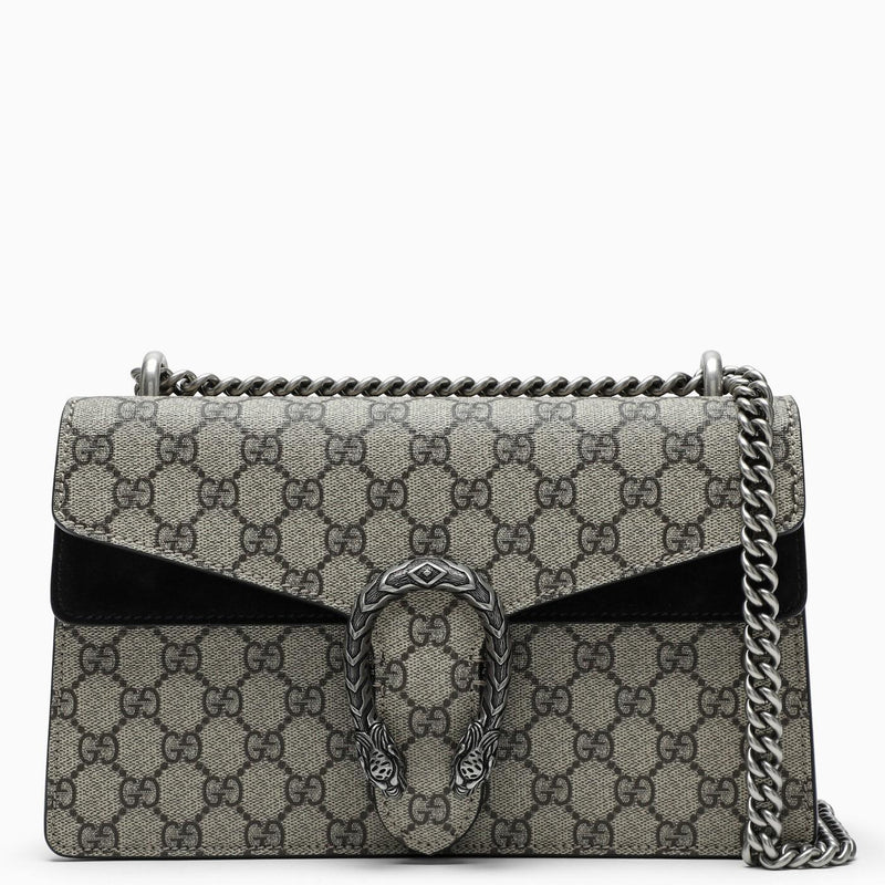 Gucci Beige\/black Small Gg Dionysus Bag - Women - Piano Luigi